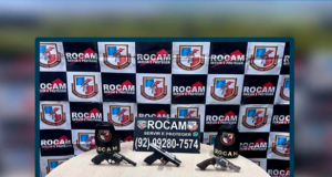 PMAM prende trio por envolvimento em roubo e sequestro de motoristaJuntos, os suspeitos têm passagem pela polícia por sete crimes. PMAM prende trio por envolvimento em roubo e sequestro de motorista