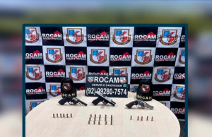 PMAM prende trio por envolvimento em roubo e sequestro de motoristaJuntos, os suspeitos têm passagem pela polícia por sete crimes. PMAM prende trio por envolvimento em roubo e sequestro de motorista