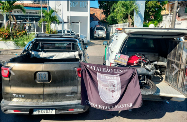 Polícia atende ocorrência de tentativa de latrocínio e localização de veículo Polícia atende ocorrência de tentativa de latrocínio e localização de veículo
