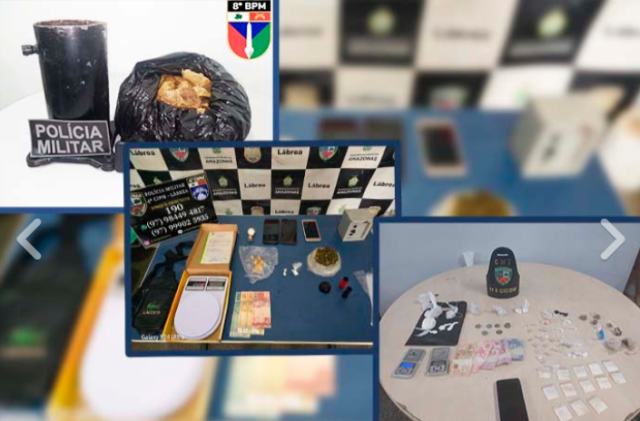 Polícia prende sete pessoas em ocorrências registradas em Manaus, Lábrea e São Paulo de Olivença Polícia prende sete pessoas em ocorrências registradas em Manaus, Lábrea e São Paulo de Olivença