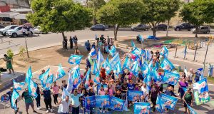 Bandeiraço na bola do Núcleo 23 reune eleitores de Cearazin Semisera