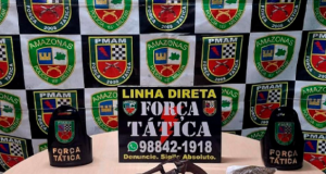 Polícia apreende arma de fogo, munições e entorpecentes na zona sul de ManausA área é conhecida como ponto de tráfico de drogas. Polícia apreende arma de fogo, munições e entorpecentes na zona sul de Manaus