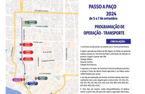 Programação especial de transporte e trânsito para ‘Manaus Passo a Paço 2024’