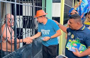 Cearazin Semisera mobiliza eleitores com caminhada na zona Leste de Manaus