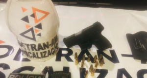Detran-AM: Em Operação de Fiscalização, motorista é detido por embriaguez e porte ilegal de arma de fogoDurante toda a operação também foram constatadas outras 174 irregularidades. Detran-AM: Em Operação de Fiscalização, motorista é detido por embriaguez e porte ilegal de arma de fogo