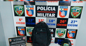Polícia Militar prende em flagrante homem que levava drogas em mochilaAbordagem ao suspeito foi realizada durante patrulhamento ostensivo. Polícia Militar prende em flagrante homem que levava drogas em mochila