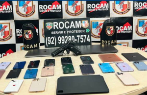 Polícia Militar recupera celulares e tablets roubados na zona leste da capitalUm homem abandonou uma mochila com os eletrônicos em uma área de rip rap no bairro São José. Polícia Militar recupera celulares e tablets roubados na zona leste da capital