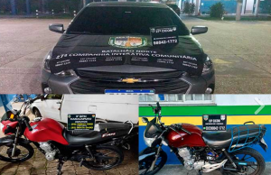 Polícia Militar recupera veículos roubados e captura foragido da Justiça, em ações distintasOs policiais apreenderam veículos utilizados em crimes e capturaram um suspeito com mandado de prisão em aberto. Polícia Militar recupera veículos roubados e captura foragido da Justiça, em ações distintas