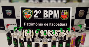 Polícia prende taxista transportando droga líquida para ItacoatiaraA ação resultou na apreensão de 12 seringas com 250ml de “Loló”, em cada frasco. Polícia prende taxista transportando droga líquida para Itacoatiara