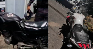 Polícia Militar prende dois homens em posse de moto adulterada e apreende três veículosUm dos veículos tinha restrição de roubo. Polícia Militar prende dois homens em posse de moto adulterada e apreende três veículos