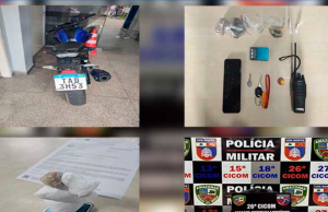 Em ações distintas, PMAM prende dois homens em tentativa de fuga com entorpec3ntes na capitalAs ocorrências aconteceram nas zonas norte e leste de Manaus, resultando na apreensão de cocaína, maconha, oxi e balanças de precisão. Em ações distintas, PMAM prende dois homens em tentativa de fuga com entorpec3ntes na capital