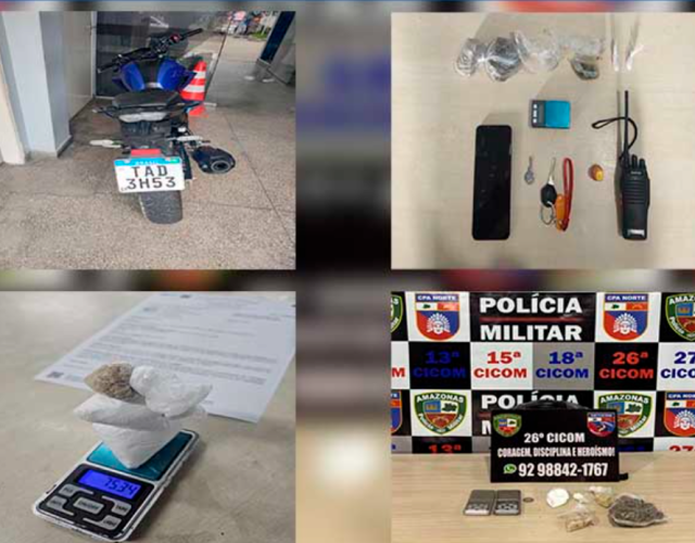 Em ações distintas, PMAM prende dois homens em tentativa de fuga com entorpec3ntes na capital Em ações distintas, PMAM prende dois homens em tentativa de fuga com entorpec3ntes na capital
