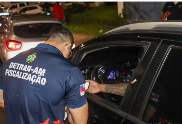 Fiscalização do Detran-AM registra 39 casos de alcoolemia no fim de semana em Manaus 1 Fiscalização do Detran-AM registra 39 casos de alcoolemia no fim de semana em Manaus