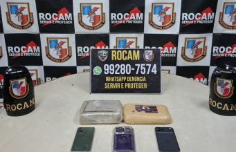 Polícia Militar do Amazonas captura duas foragidas da Justiça em posse de tabletes de drogas Polícia Militar do Amazonas captura duas foragidas da Justiça em posse de tabletes de drogas