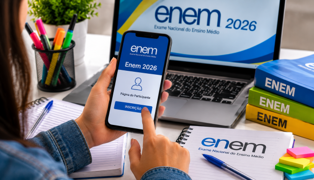 Enem 2026: inscrições estão abertas até hoje na Página do Participante
