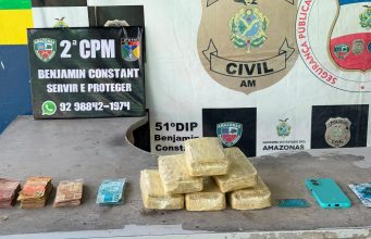 Operação Segurança Presente: Em Benjamin Constant, Polícia Militar prende homem com seis quilos de pasta-base de cocaína Operação Segurança Presente: Em Benjamin Constant, Polícia Militar prende homem com seis quilos de pasta-base de cocaína