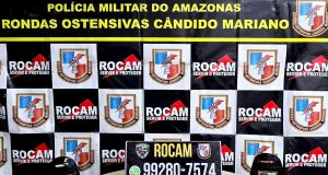 Operação Segurança Presente: Em menos de 24 horas, PMAM prende suspeito de latrocínio de comerciante na zona lesteRocam chegou ao suspeito após denúncia anônima e trabalho de inteligência policial. Operação Segurança Presente: Em menos de 24 horas, PMAM prende suspeito de latrocínio de comerciante na zona leste