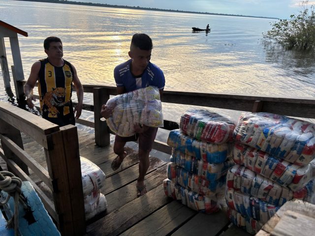 FAS e Festival da Cunhã arrecadam mais de 43 toneladas de alimentos para comunidades tradicionais da Amazônia FAS e Festival da Cunhã arrecadam mais de 43 toneladas de alimentos para comunidades tradicionais da Amazônia