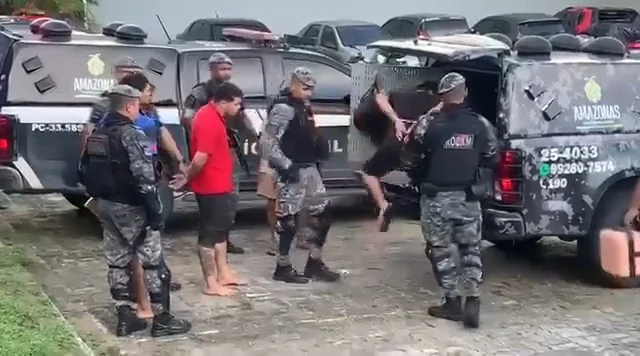 Suspeitos de invadir casa de policial militar são presos em motel e residência em Manaus