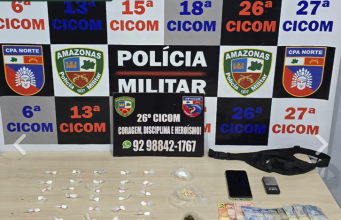 Polícia Militar do Amazonas captura foragido da Justiça e apreende drogas durante ação na zona norte Polícia Militar do Amazonas captura foragido da Justiça e apreende drogas durante ação na zona norte