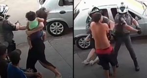 Vídeo – Mulher com bebê no colo é atingida durante ação policial em Sorocaba; caso será investigadoVídeo de câmera de segurança registra confusão durante abordagem da Polícia Militar e levanta debate sobre possível excesso na atuação policial. Mulher com bebê no colo é atingida durante ação policial