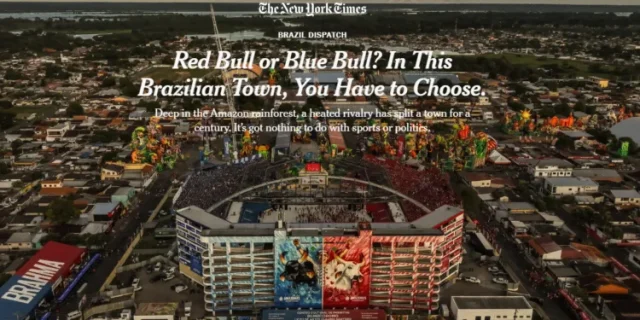 Festival de Parintins é tema de reportagem especial do The New York Times sobre cultura amazônica