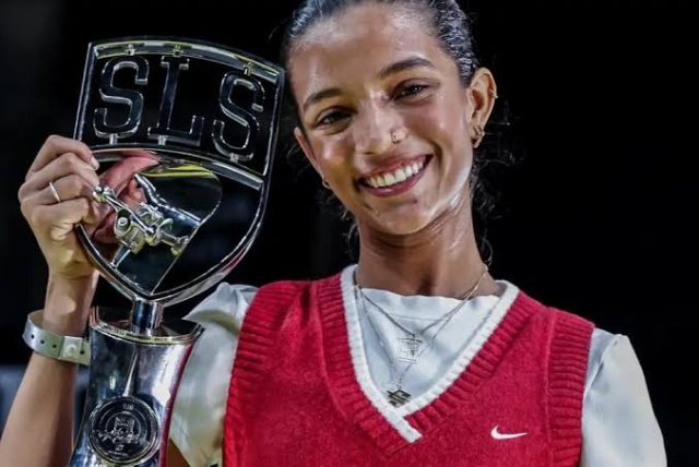 Rayssa é campeã da etapa carioca da Liga Internacional de Skate Street Rayssa é campeã da etapa carioca da Liga Internacional de Skate Street
